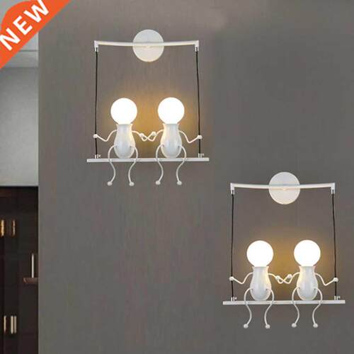 E27 Nordic Personality Robot Background Wall Light Creative