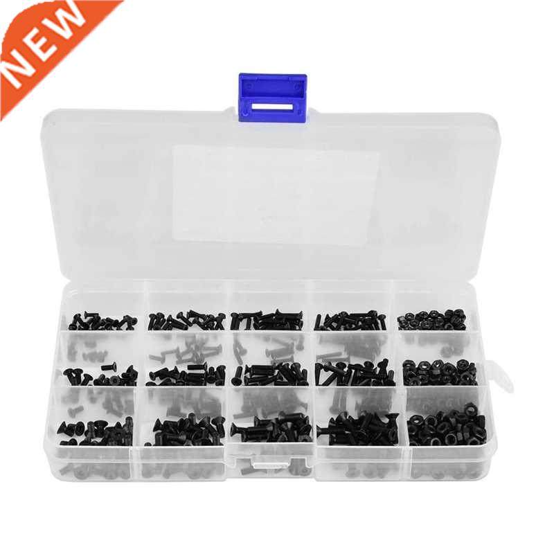 480Pcs M2 M2.5 M3 Hexagon Socket Screws and Hexagon Nuts Hex