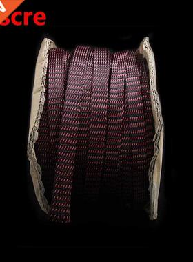 5M Red/black HIFI Power Audio Cable Sleeving Braided PET Cop