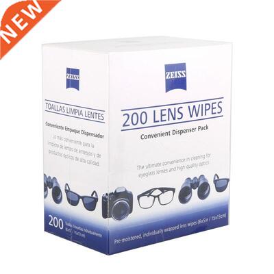 200 Zeiss Pre-moistened Lens Cleaning Cloths Wipe Glasses Op