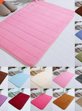 11 Colors Microfibre Soft Rugs Home Shower Bath Pad Bathroom