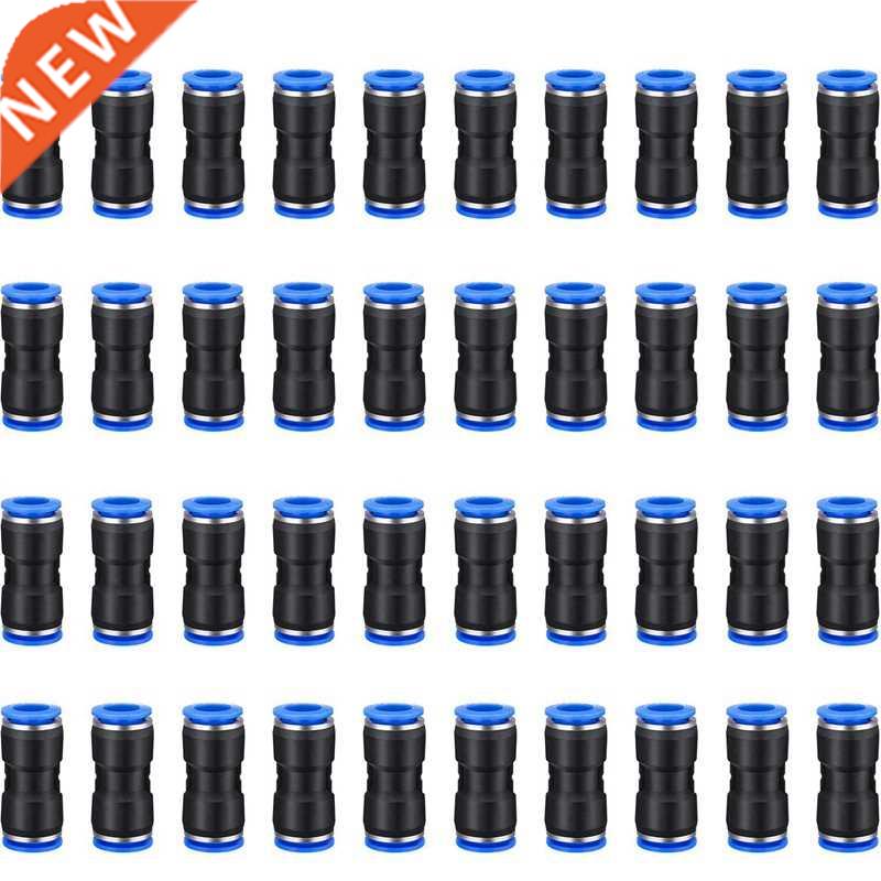 100pcs pu pneumatic fittings 2-way straight connector quick
