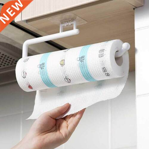 2Pcs Kitchen Paper Roll Holder Towel Hanger Rack Bar