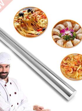 Seamless Stainless Steel Rolling Pin Smooth Non-stick