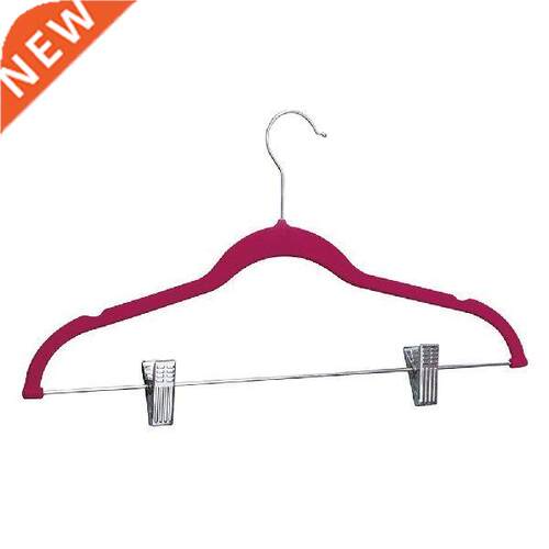 10 Pack With Clips Laundry Drying Rack Garment Suit Velvet