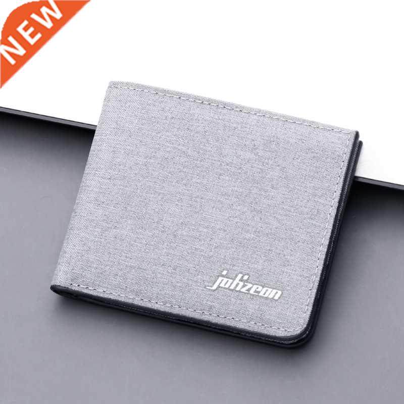 Men Wallet Black/blue/gray Cd Holder Wallet Male Money Bag