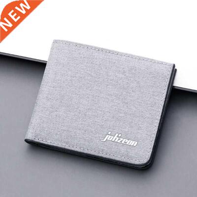 Men Wallet Black/blue/gray Cd Holder Wallet Male Money Bag