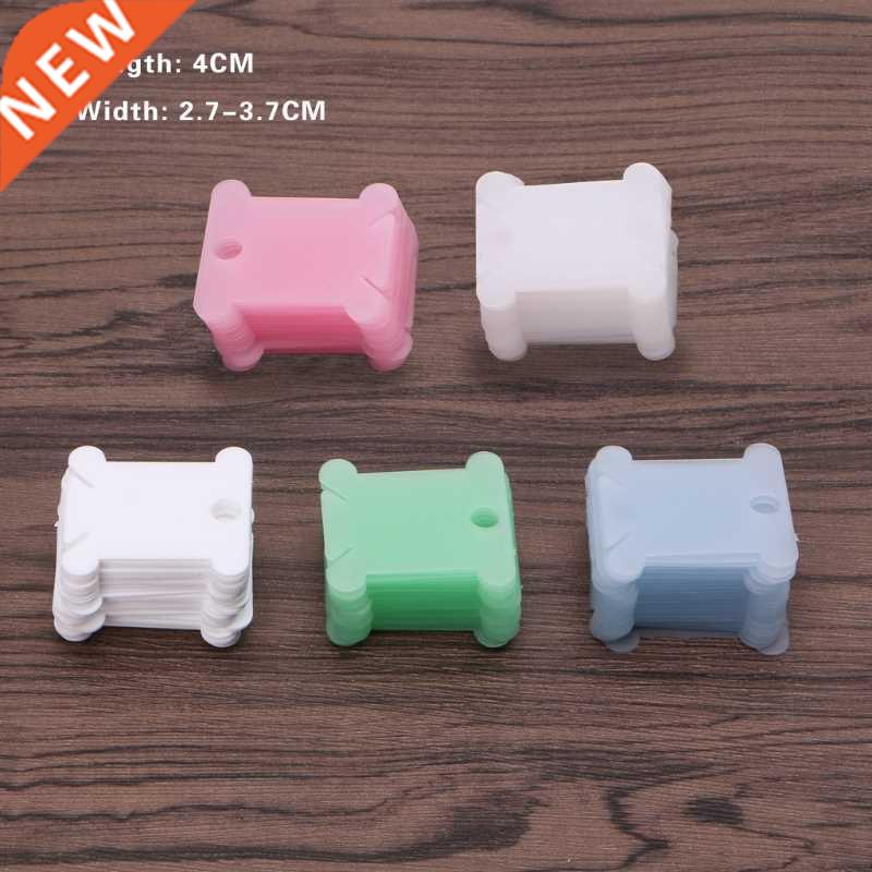 100Pcs Embroidery Floss Craft Thread Bobbin Cross Stitch Sto