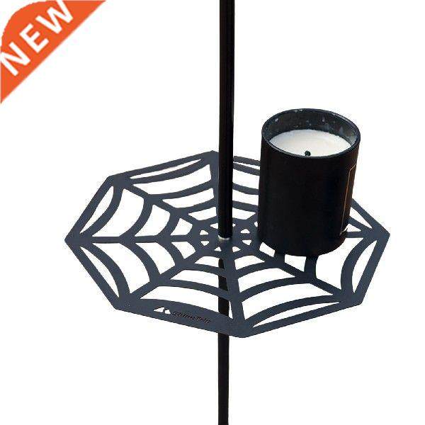 Light Pole Tray Plate Camping Compact Table Board Hollow