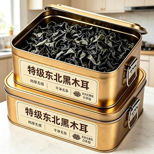 【头茬采摘】东北黑木耳干货特级