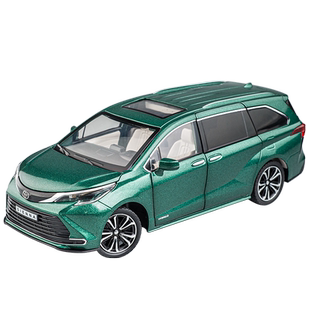 丰田塞纳MPV合金模型车儿童玩具车礼物124摆件仿真商务车汽车模型