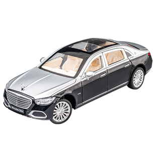 奔驰迈巴赫S680合金车模礼物摆件模型儿童男孩玩具车仿真汽车玩具