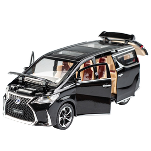 雷克萨斯雷尔法合金车模男孩礼物金属玩具车1:24仿真汽车模型摆件