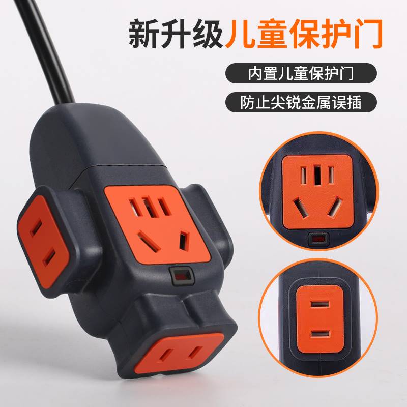 电线软线2芯插头带线家用纯铜电缆线户外1.5/2.5/4平方橡胶电源线