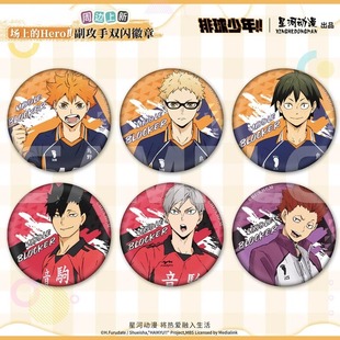 排球少年徽章吧唧主攻手二传手副攻手系列 星河动漫 X11