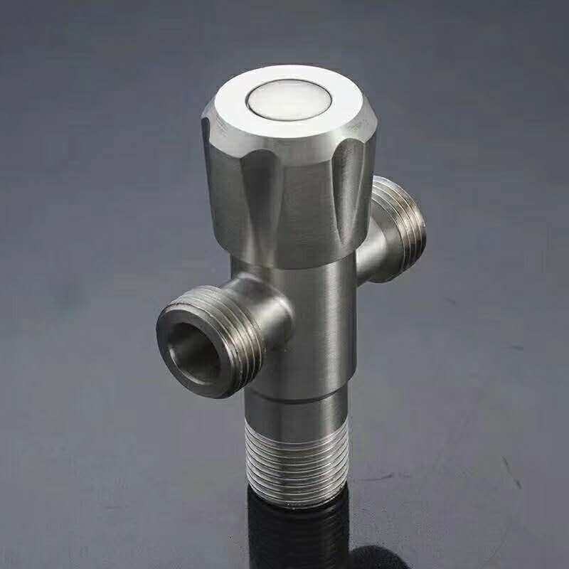 304不锈钢三通三角阀不锈钢止水阀马桶妇洗器专用角阀