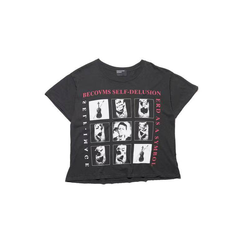 thumbnail for [Los Angeles Limited] ERD 25SS Sleeping Violinist Nine Square Grid Print Short Sleeve T-Shirt