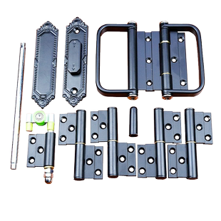 折叠门麒麟型材五金配件55款玻璃移门吊轮合页铰链配件开关拉手件
