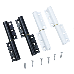 折叠门五金配件白色合页铰链单吊轮双吊轮单页下轮双页下轮玻璃门