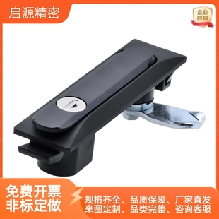 平面锁转动式无滑盖F型转动式面板锁 工业柜锁XAT37-N/XAT38-N防