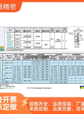 HXUSN/4/5/6/8/10/13/16/20/25带座磁铁强力钕磁铁HXUSN