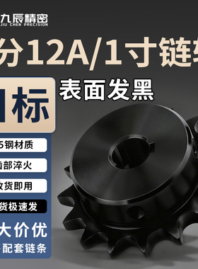 工业链轮齿轮6分12A 1寸16A VLK02-60 VLL02-80 SP60B SP80B 链条