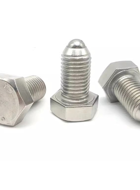 BPHS 4/5/6/8/10粗牙不锈钢外六角螺栓型球头柱塞 波珠螺丝 ZAK14