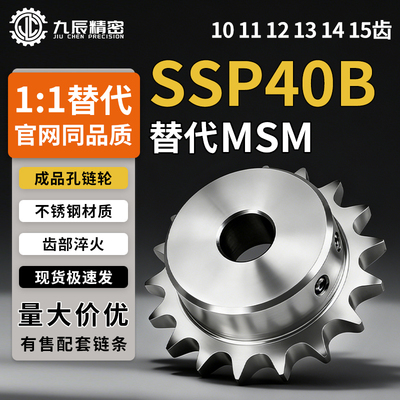链轮SSP40B10 11 12 13 14 15-N-12 15 16 18 19 20 22 24 25 28