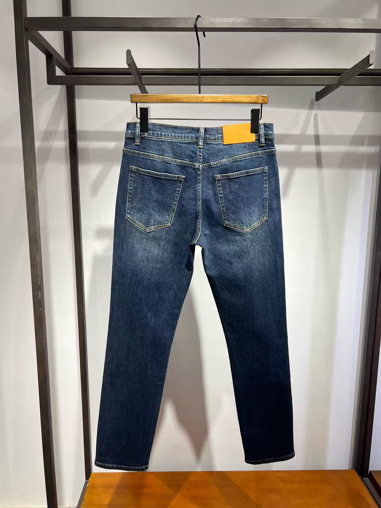 thumbnail for Italian LP men's autumn and winter new fashion old money style casual straight jeans men's business simple trousers