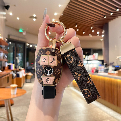 老款奔驰钥匙套复古时尚保护壳链