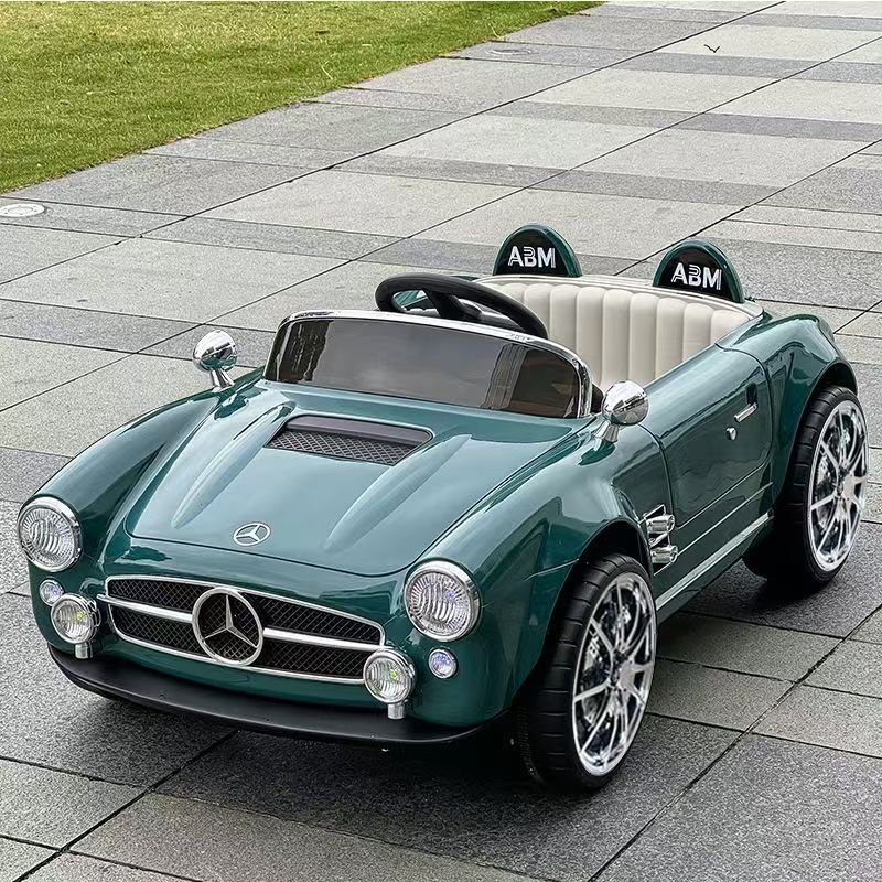 新款儿童电动车宝宝四轮汽车男女小孩婴儿遥控玩具车可坐人老爷车