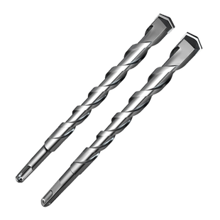 加长冲击钻头方柄圆柄电锤钻混凝土水泥穿墙过墙四坑方头圆头两坑