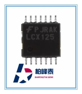 74LCX125MTCX 丝印：LCX125 TSSOP-14 FSC保证原装，可直拍