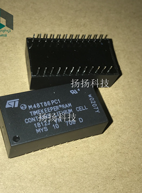 注塑机芯片M48T86P M48T86PC1 实时时钟计时IC 48T86 M48T86 直拍