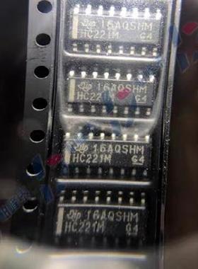 CD74HC221M96 丝印：HC221M 小体贴片SOIC-16 原装可直拍