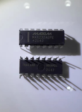 全新原装 MAX232AEPE 多通道RS - 232驱动器 直插DIP-16 大量现货