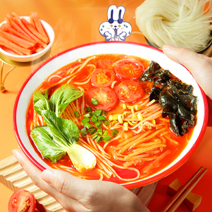 月亮兜兜 凯里酸汤粉粗粉土坛发酵贵州特产番茄酸辣粉红酸汤速煮