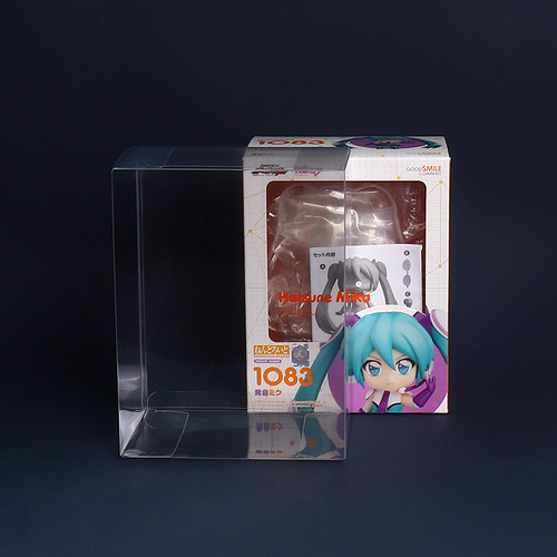 GSC黏土人plus通贩粘土人初音未来透明展示盒保护盒收藏盒防尘盒