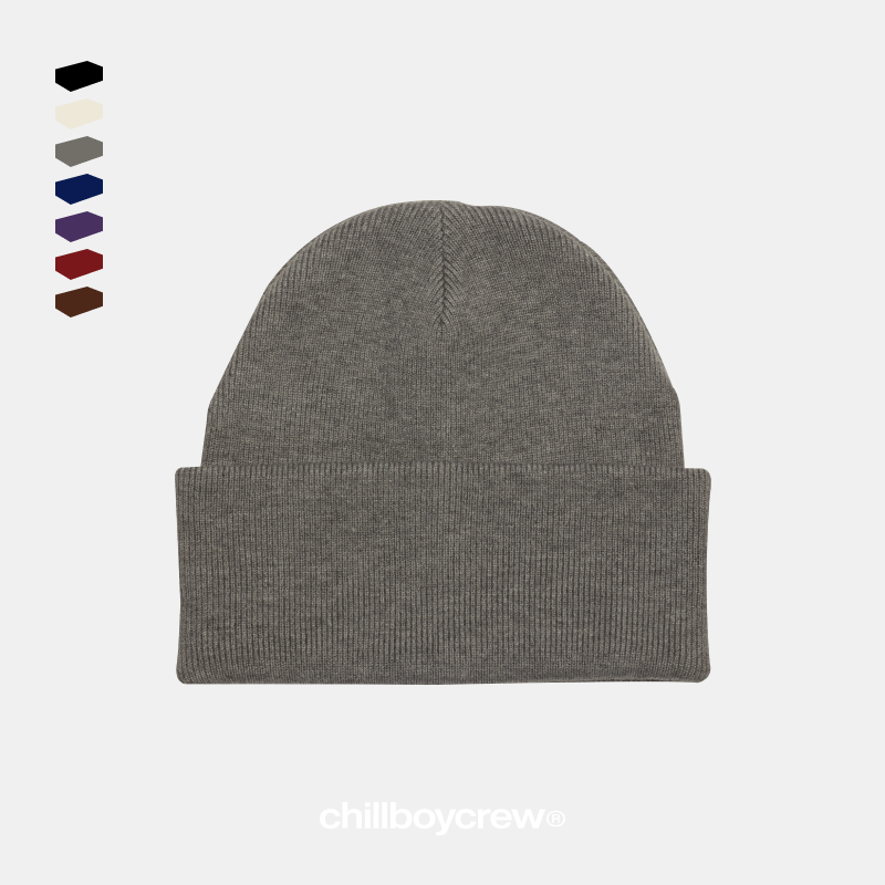 CBC针织加厚纯色抗起球冷帽