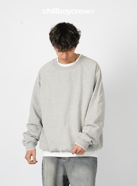 C35大呼迪标准阔型圆领卫衣2代chillboycrew全布可入CBC宽松百搭