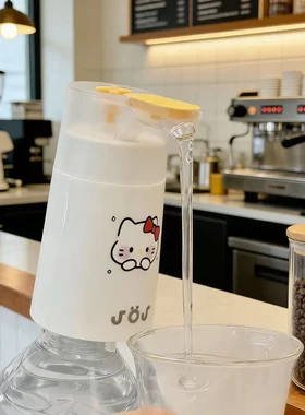 卡通kt抽水器桶装水家用无线电动矿泉饮水机自动小型便携压水器
