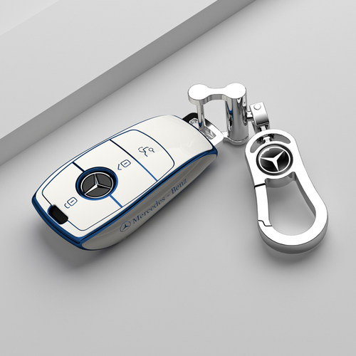 适用奔驰e300l钥匙套2023款glc260男士扣e260l级车内装饰用品大全