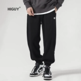 Демисезонные осенние штаны, трендовые черные спортивные повседневные брюки для отдыха, коллекция 2022, свободный крой