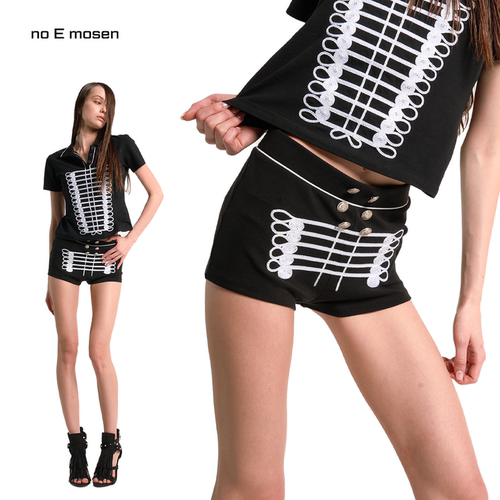 （noE）宫廷修身女款休闲短裤