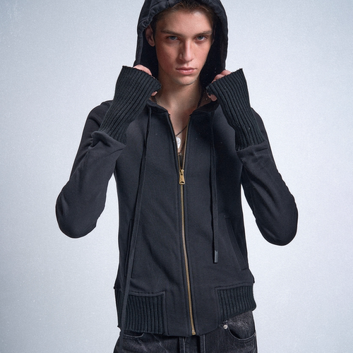 (noE)龙图腾印花拳击合身卫衣