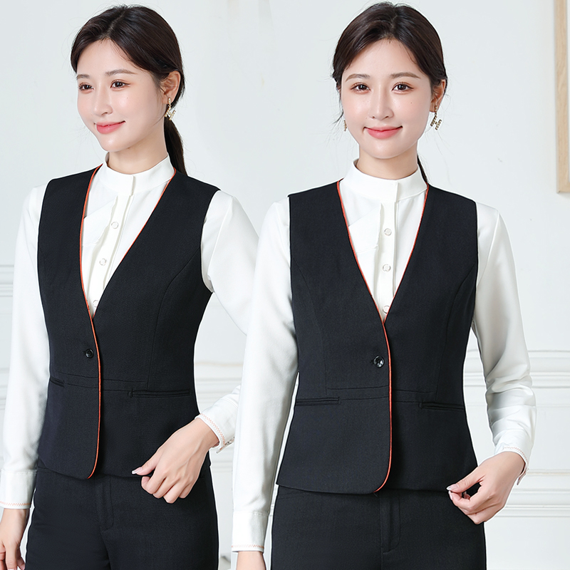 平安银行修身显瘦OL单排多扣长袖