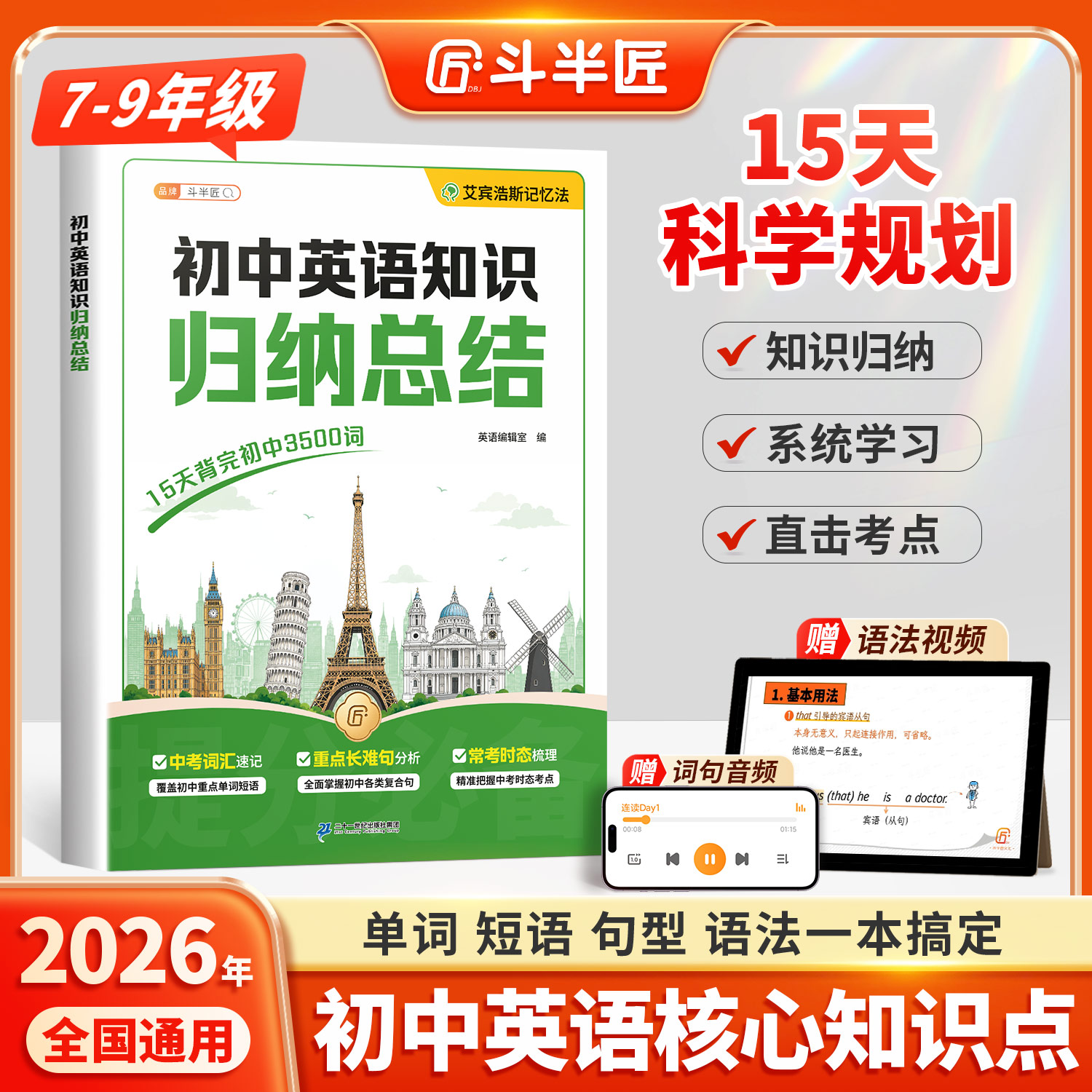 初中必背英语单词3500