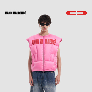 VALRENCE VANN 90白鸭绒蓬松羽绒保暖马甲拉链外套 汪苏泷同款