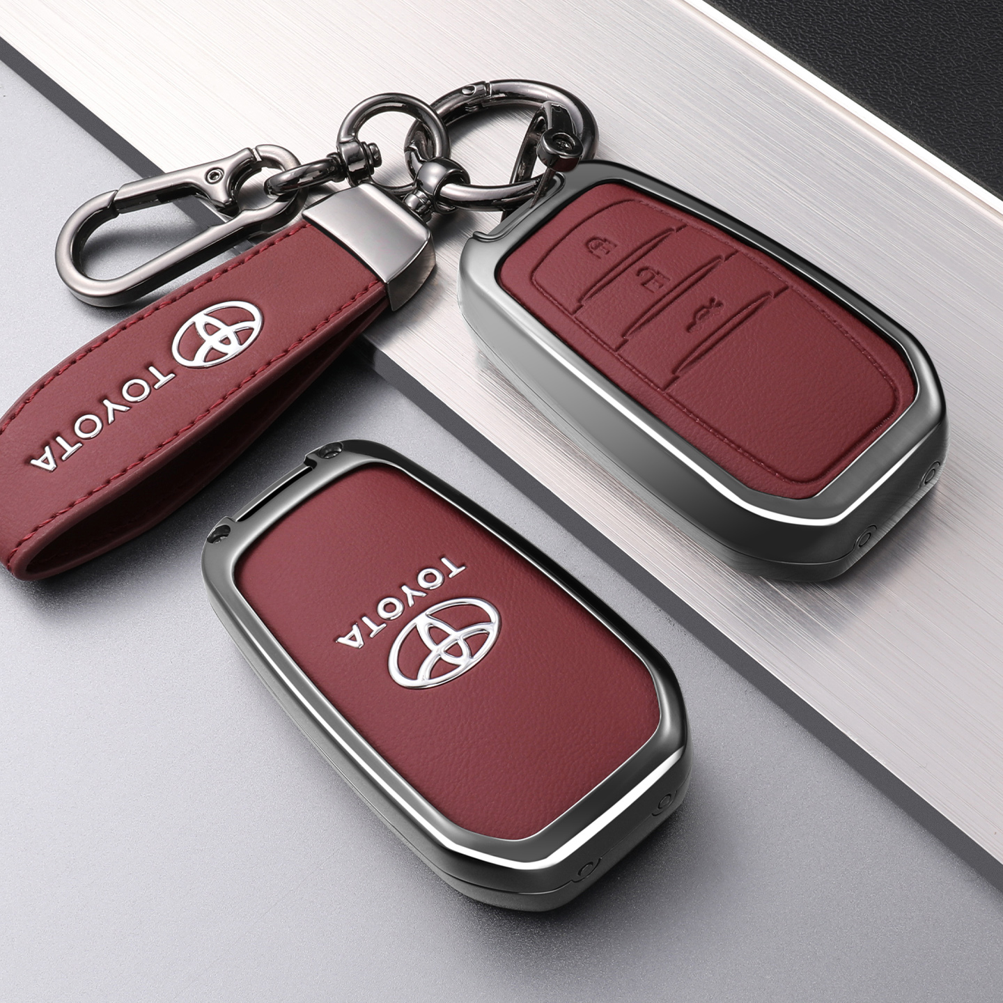 适用于丰田凯美瑞钥匙套25新款荣放rav4汽车卡罗拉壳威兰达扣包