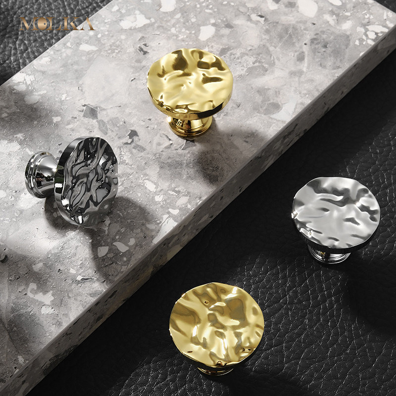 创意锤纹金色拉手黄铜单孔抽屉橱柜厨房鞋柜子美式法式衣柜门把手,基础建材,小拉手,淘宝优惠券,粉丝福利购,淘宝优惠卷